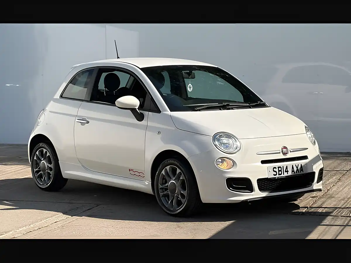 Used 2014 Fiat 500 500 S Bossa Nova White - Front View