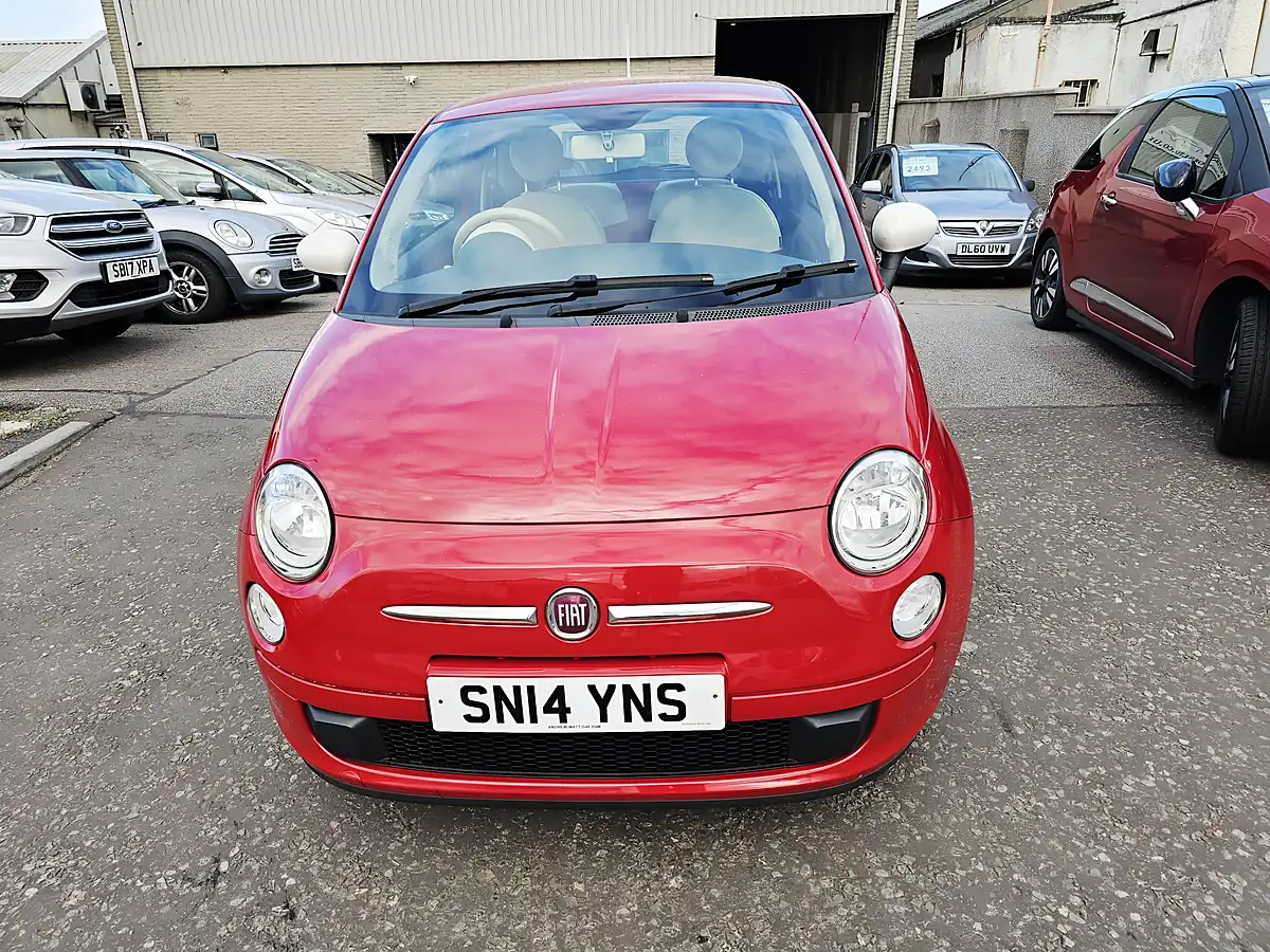 Used 2014 Fiat 500 Colour Therapy Red - Front View