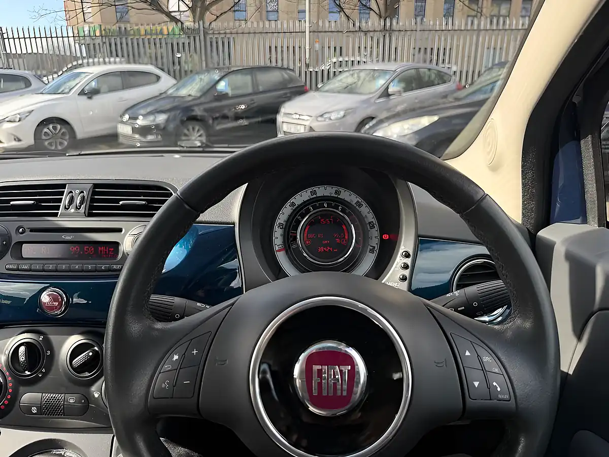 Used 2014 Fiat 500 Lounge Blue - Interior and Exterior details 12