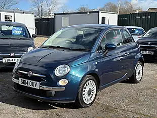 Used 2014 Fiat 500 Lounge Blue - Interior and Exterior details 3