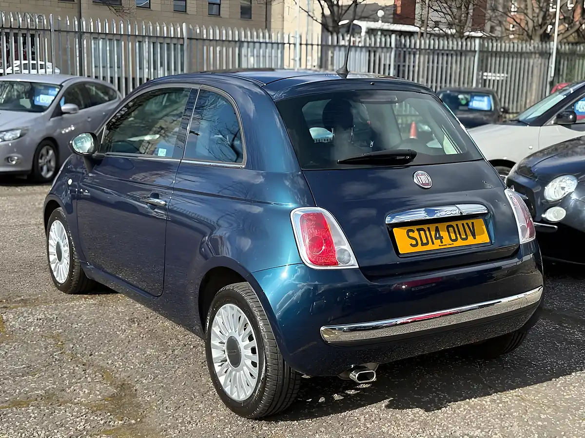 Used 2014 Fiat 500 Lounge Blue - Interior and Exterior details 4