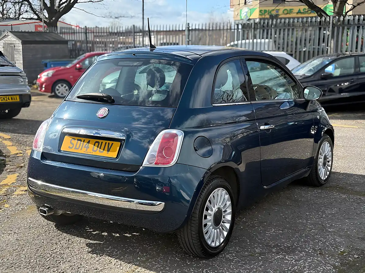 Used 2014 Fiat 500 Lounge Blue - Interior and Exterior details 5