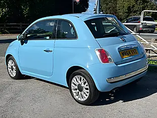 Used 2014 Fiat 500 Lounge Blue - Interior and Exterior details 4