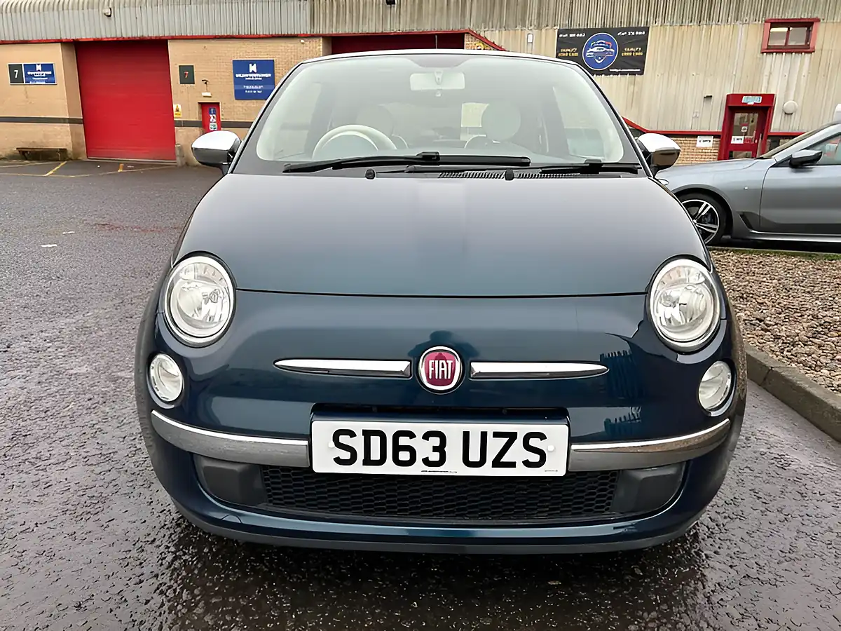 Used 2014 Fiat 500 Lounge Epic Blue - Interior and Exterior details 2