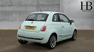Used 2014 Fiat 500 Lounge Green - Interior and Exterior details 5