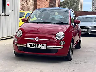 Used 2014 Fiat 500 Lounge Red - Interior and Exterior details 2