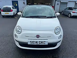 Used 2014 Fiat 500 Lounge White - Interior and Exterior details 2