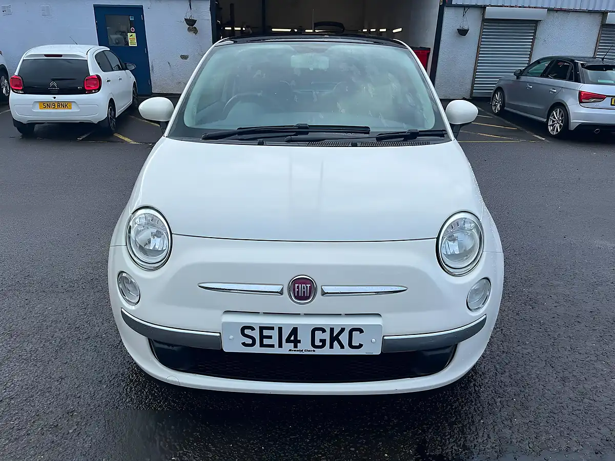 Used 2014 Fiat 500 Lounge White - Interior and Exterior details 2