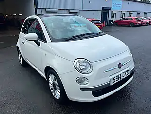 Used 2014 Fiat 500 Lounge White - Interior and Exterior details 3