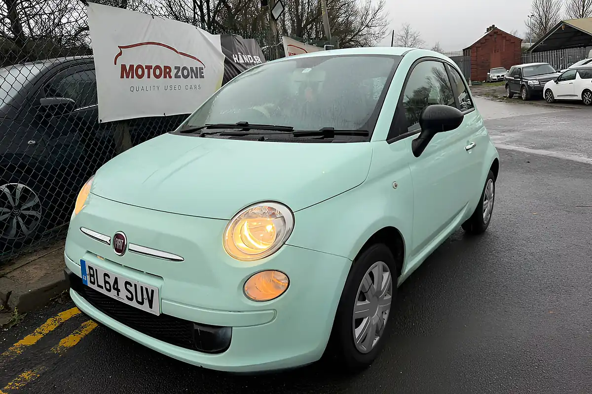 Used 2014 Fiat 500 Pop Green - Front View