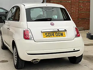 Used 2014 Fiat 500 Pop White - Interior and Exterior details 6