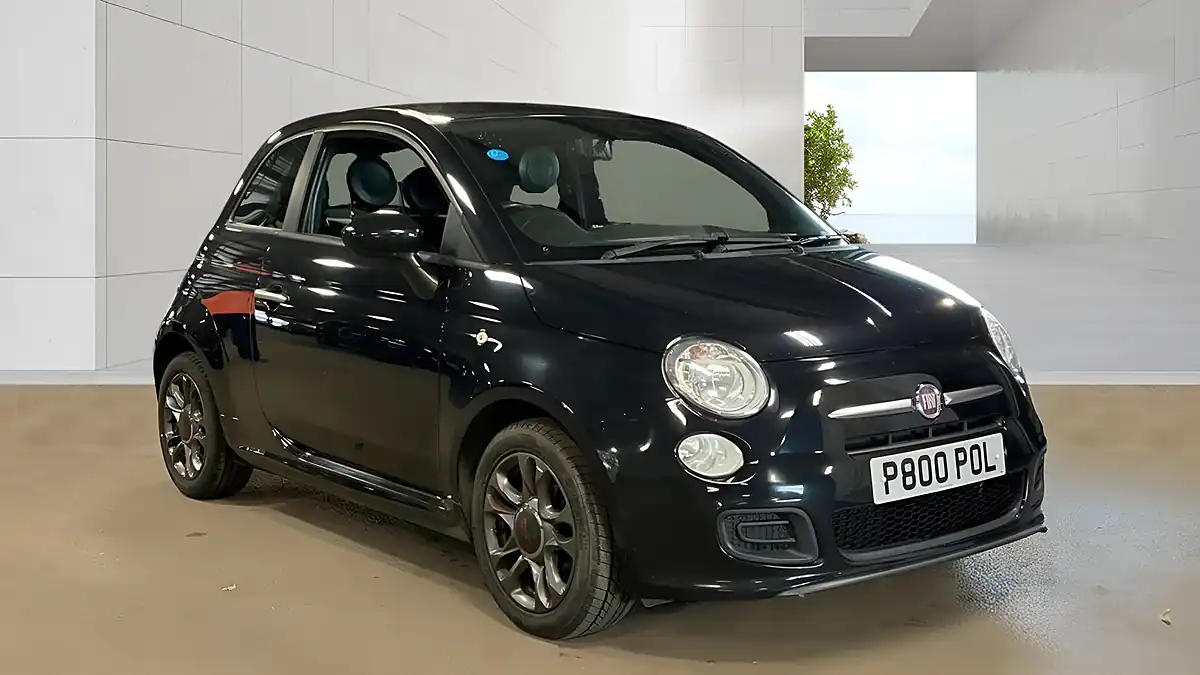 Used 2014 Fiat 500 S Black - Front View