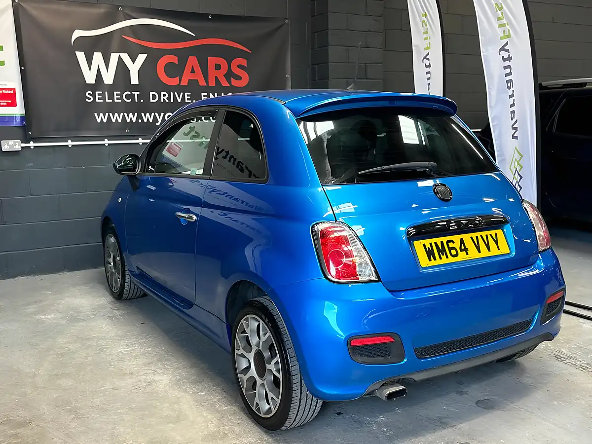 Used 2014 Fiat 500 S Blue - Interior and Exterior details 10