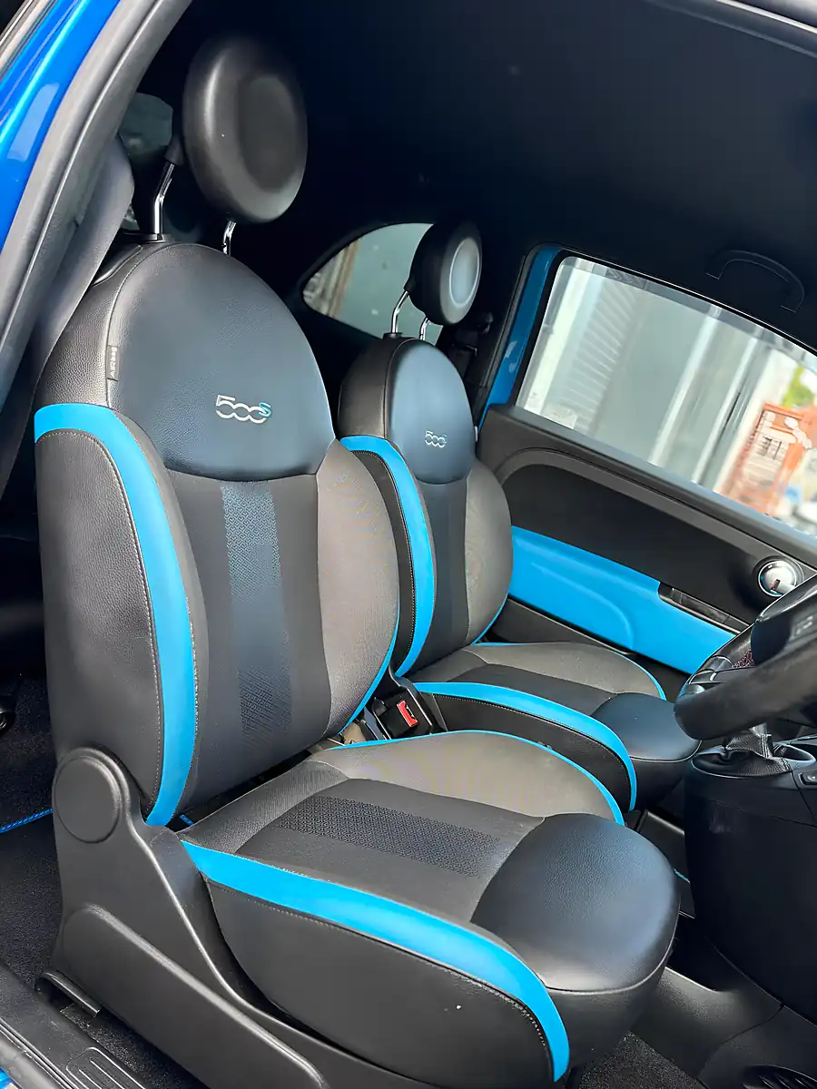 Used 2014 Fiat 500 S Blue - Interior and Exterior details 19