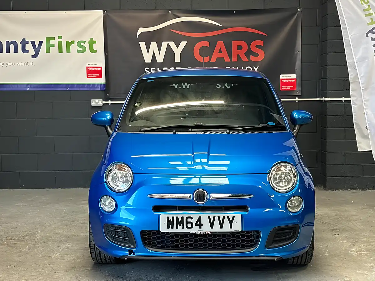 Used 2014 Fiat 500 S Blue - Interior and Exterior details 2