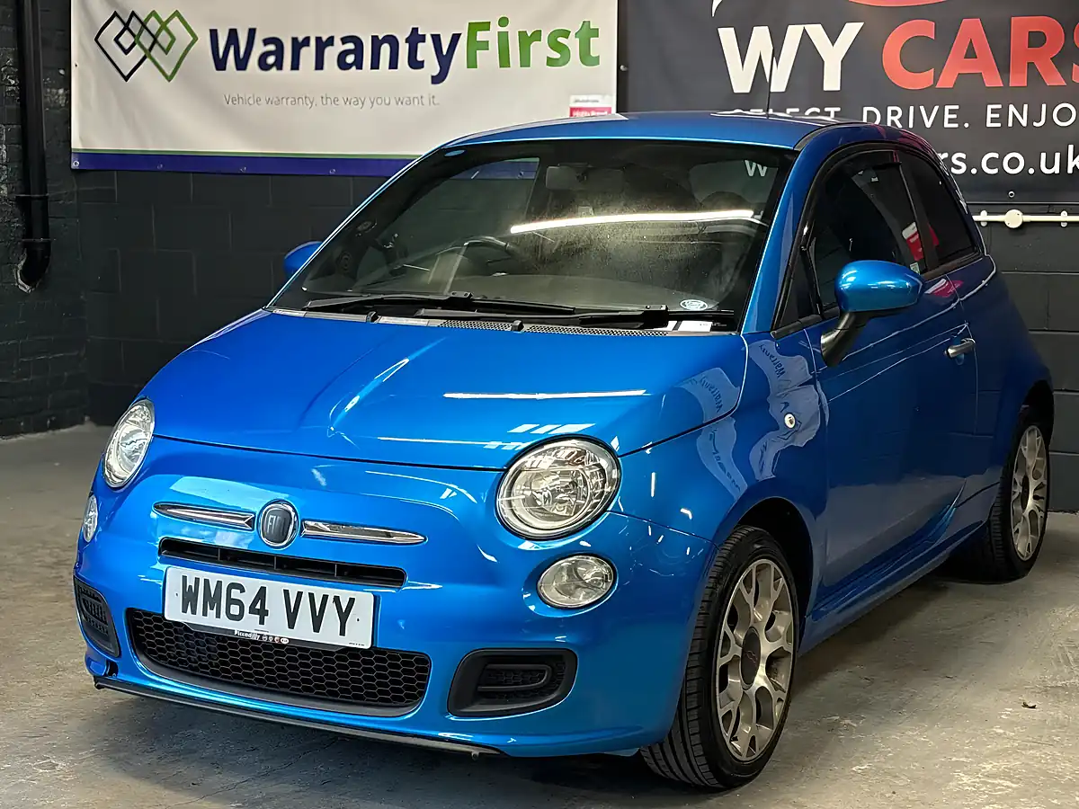 Used 2014 Fiat 500 S Blue - Interior and Exterior details 3