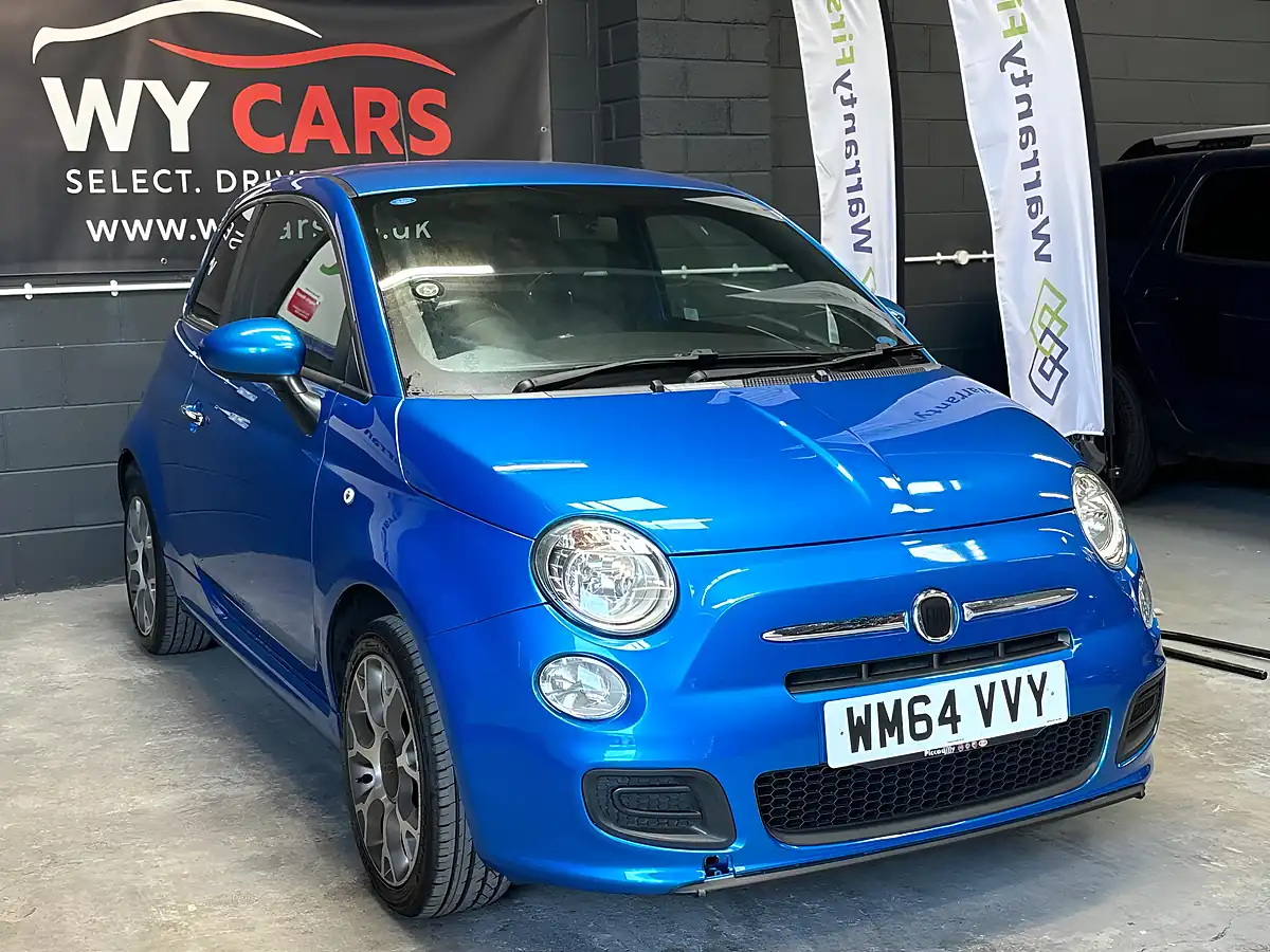 Used 2014 Fiat 500 S Blue - Interior and Exterior details 4