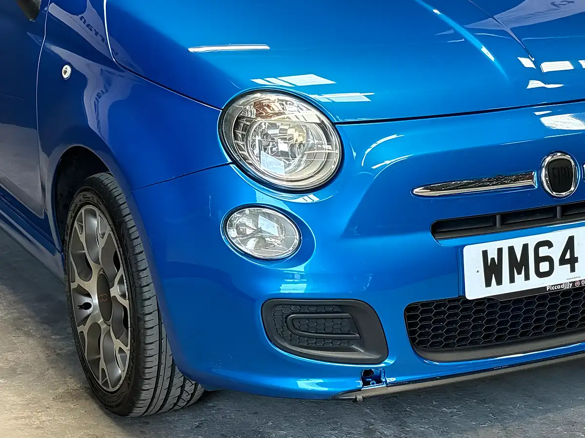Used 2014 Fiat 500 S Blue - Interior and Exterior details 5