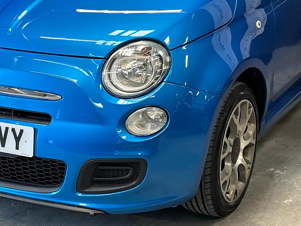 Used 2014 Fiat 500 S Blue - Interior and Exterior details 6