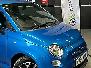 Used 2014 Fiat 500 S Blue - Interior and Exterior details 9