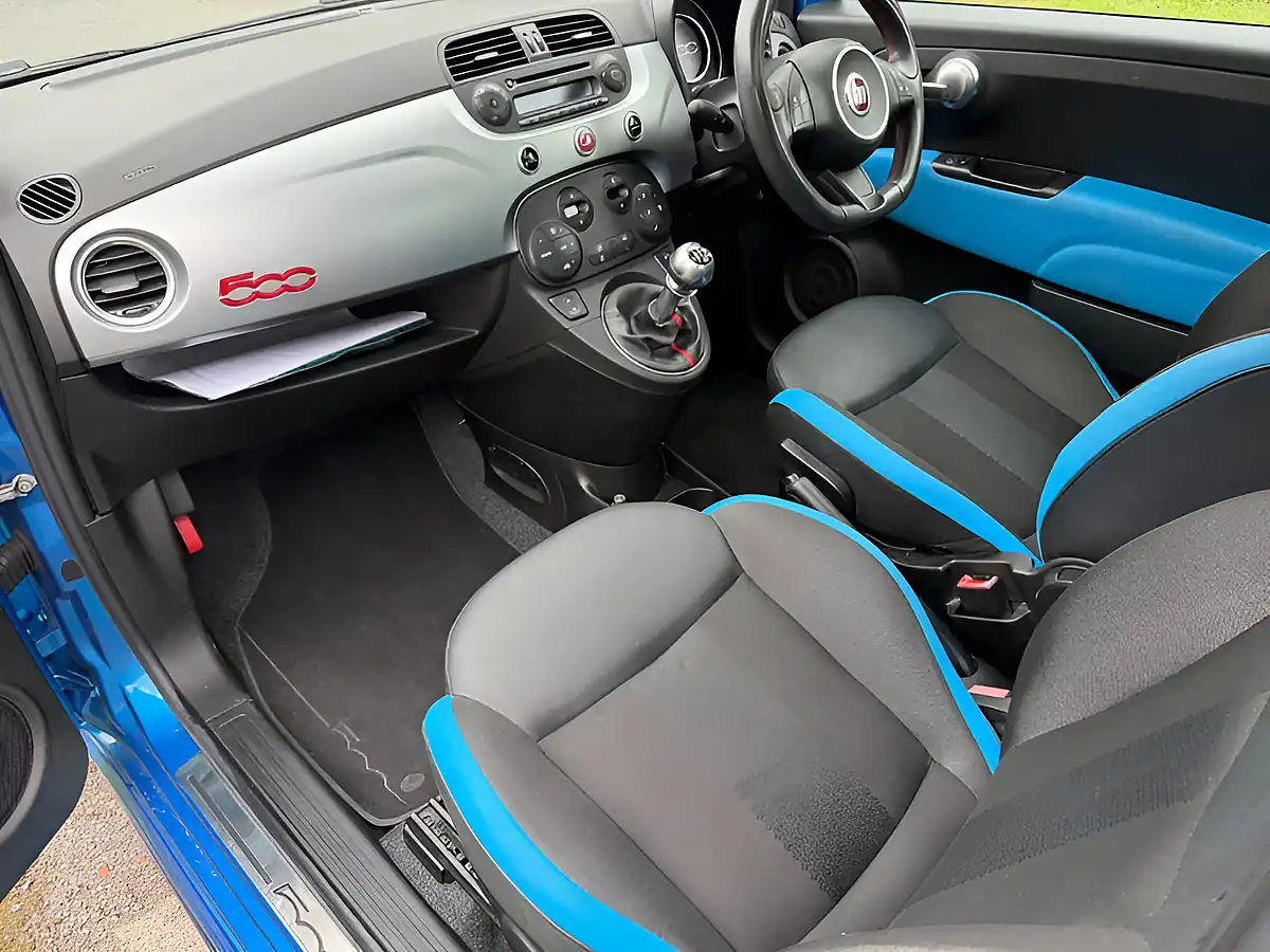 Used 2014 Fiat 500 S Blue - Interior and Exterior details 16