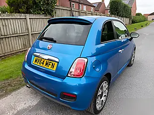 Used 2014 Fiat 500 S Blue - Interior and Exterior details 5
