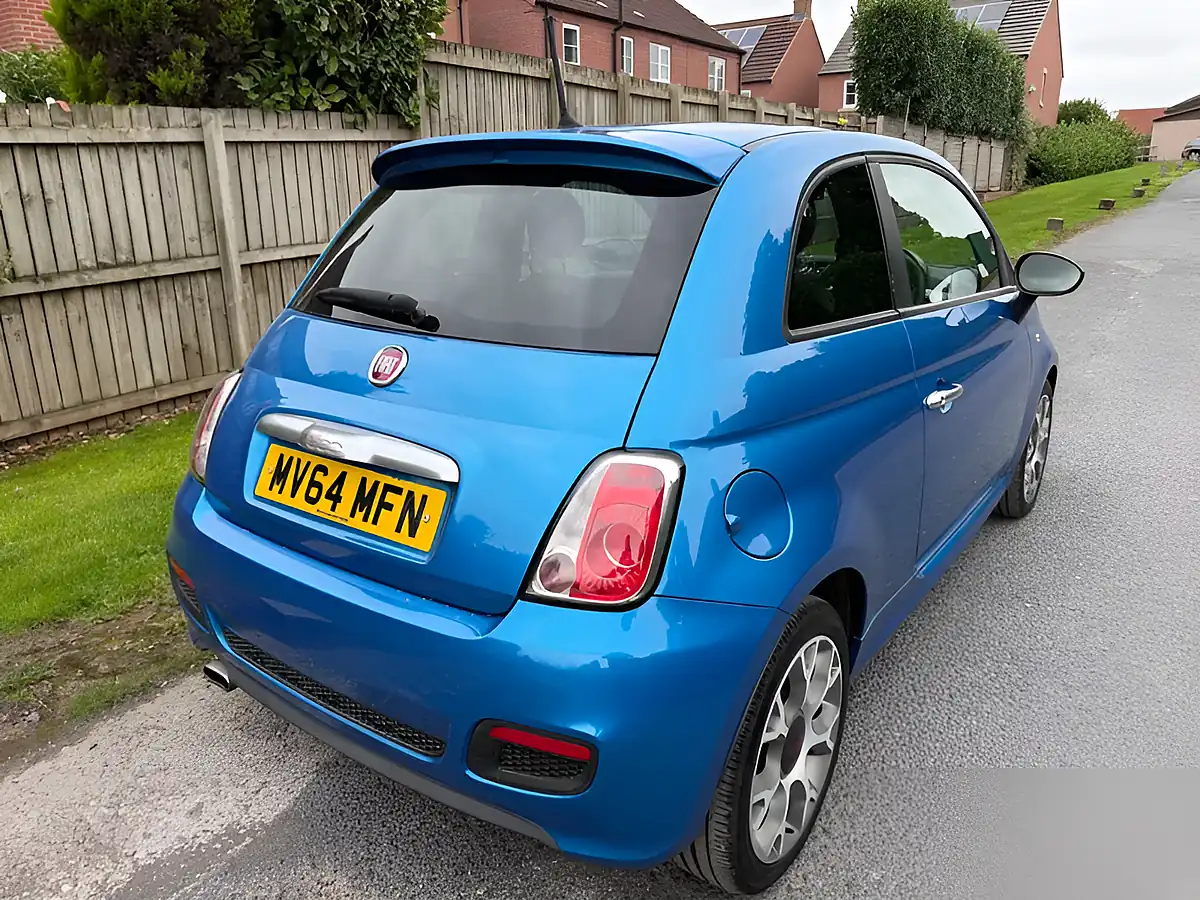Used 2014 Fiat 500 S Blue - Interior and Exterior details 5
