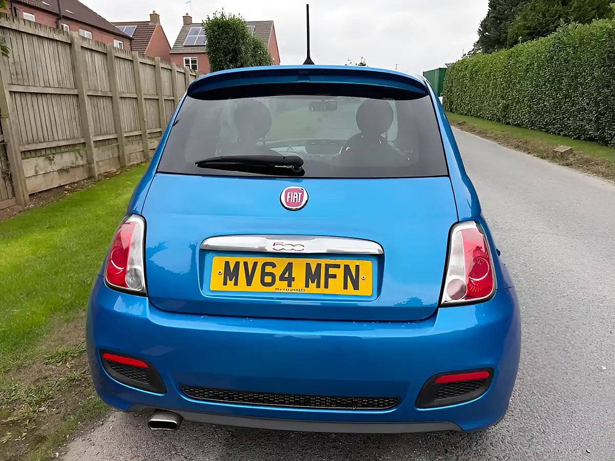 Used 2014 Fiat 500 S Blue - Interior and Exterior details 6