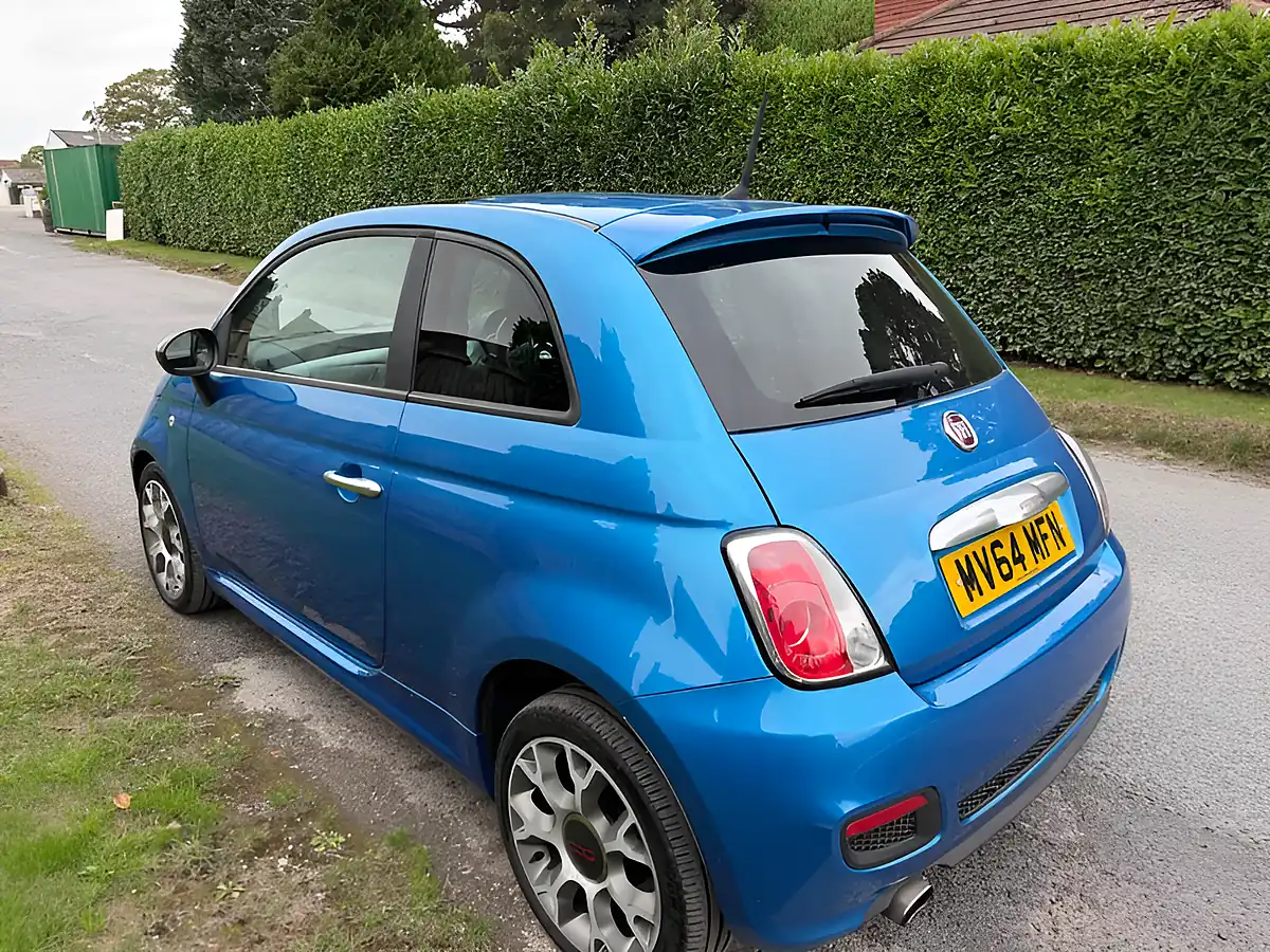 Used 2014 Fiat 500 S Blue - Interior and Exterior details 7