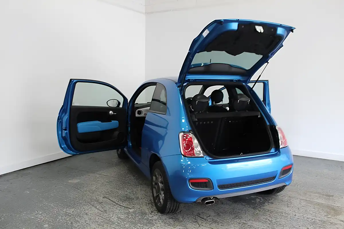 Used 2014 Fiat 500 S Blue - Interior and Exterior details 10
