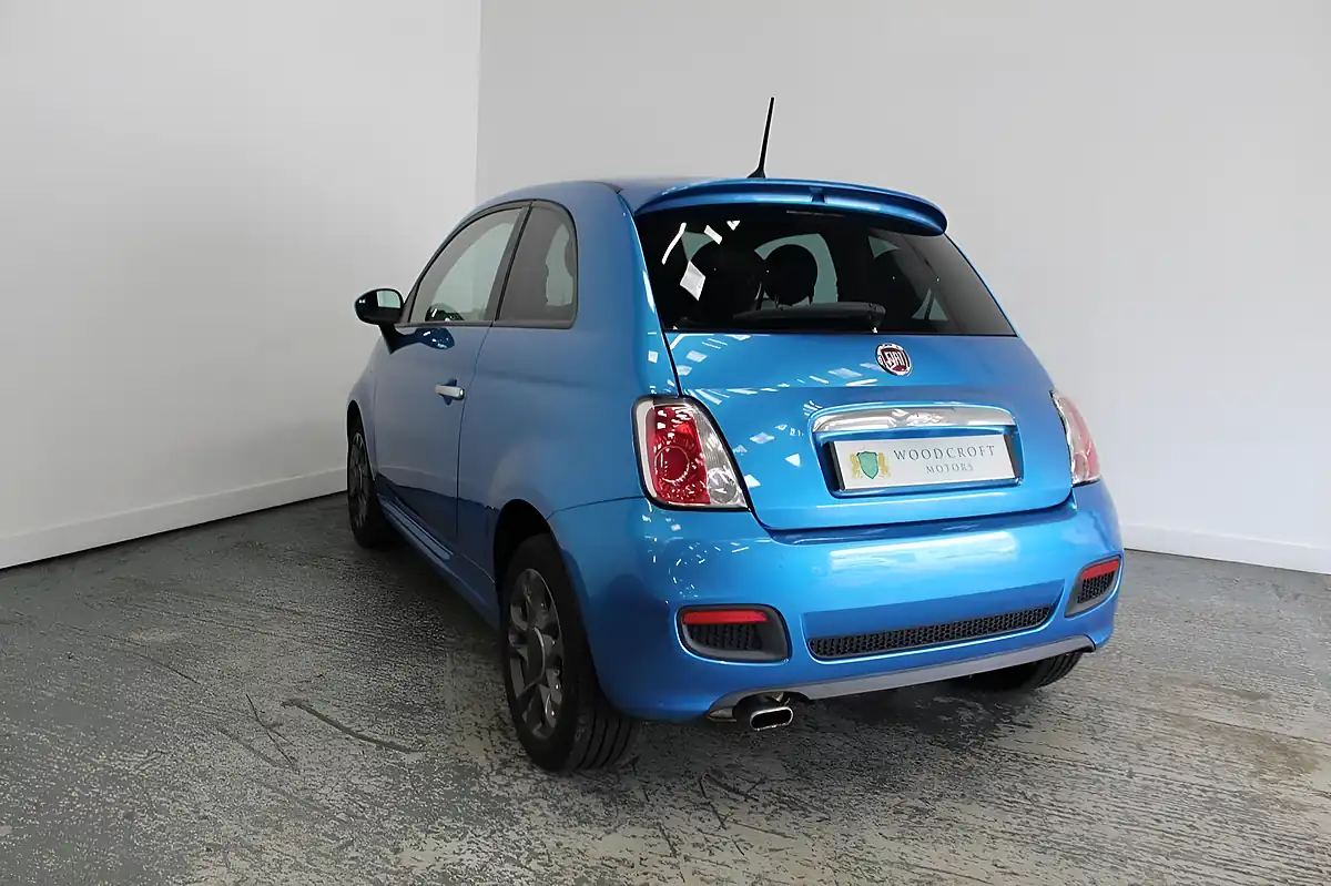 Used 2014 Fiat 500 S Blue - Interior and Exterior details 5