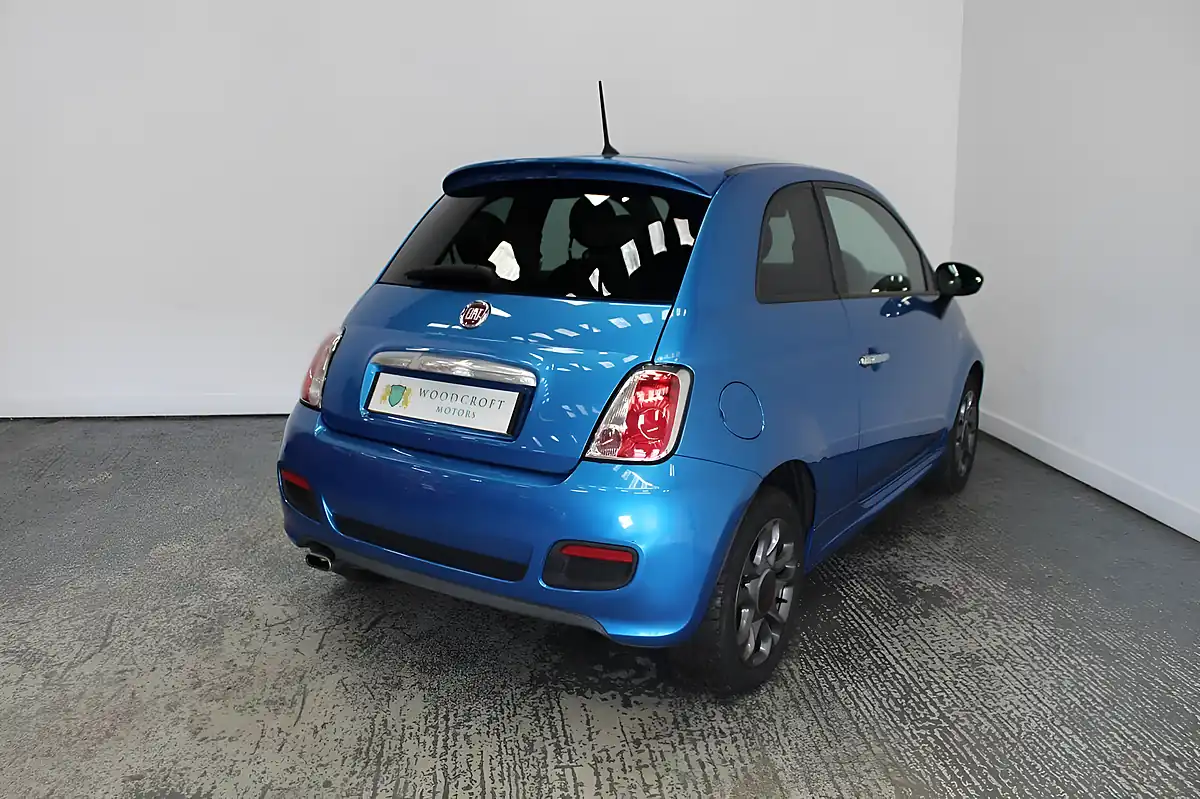 Used 2014 Fiat 500 S Blue - Interior and Exterior details 6