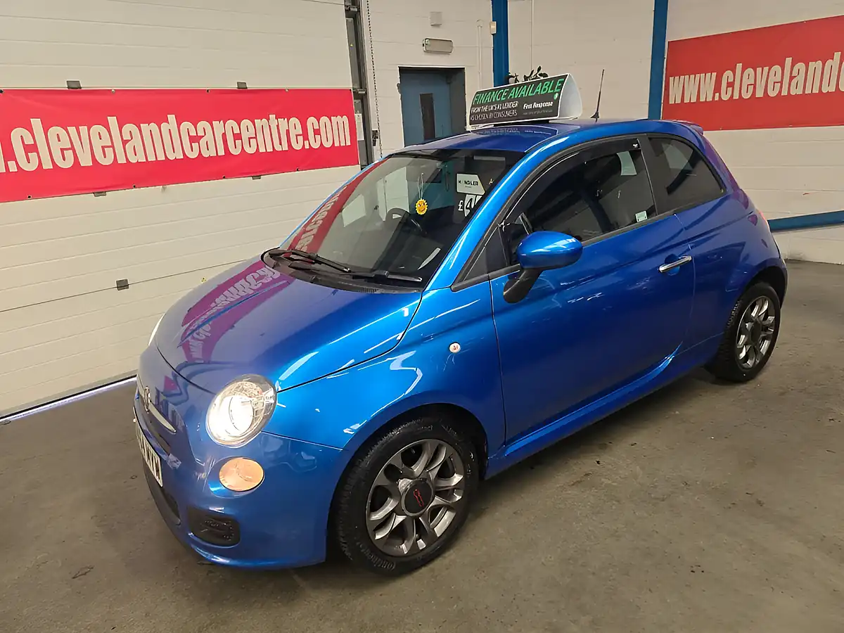 Used 2014 Fiat 500 S Blue - Front View