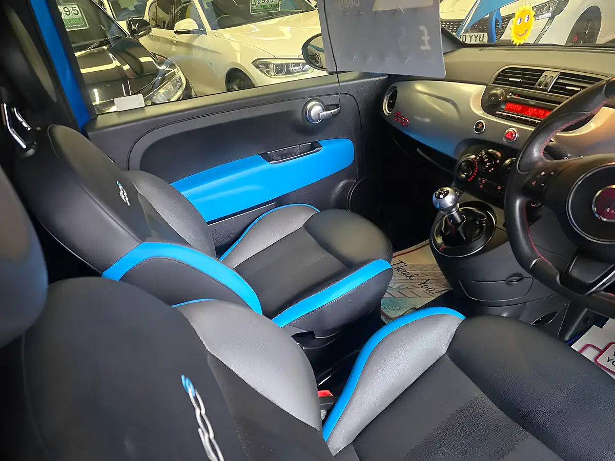 Used 2014 Fiat 500 S Blue - Interior and Exterior details 10