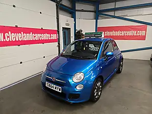 Used 2014 Fiat 500 S Blue - Interior and Exterior details 11