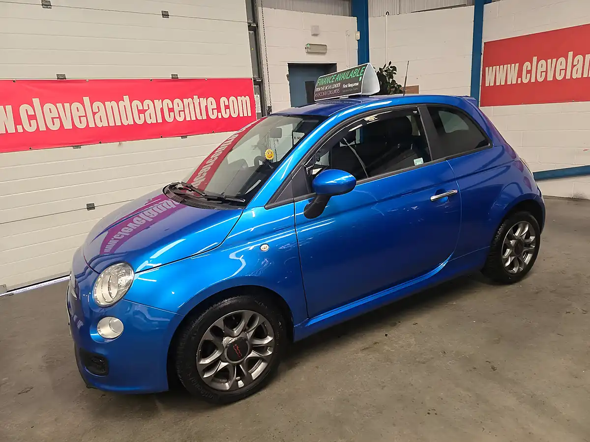 Used 2014 Fiat 500 S Blue - Interior and Exterior details 13