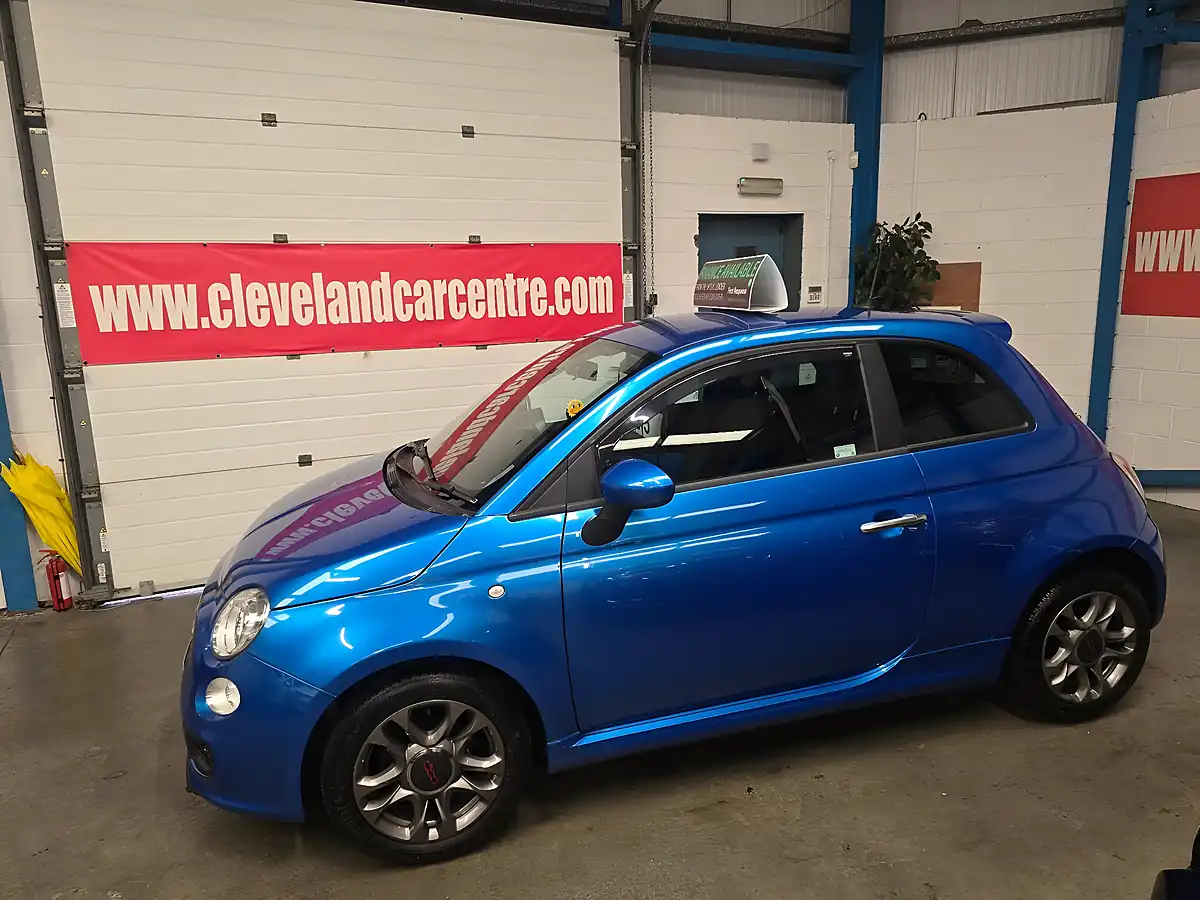 Used 2014 Fiat 500 S Blue - Interior and Exterior details 14