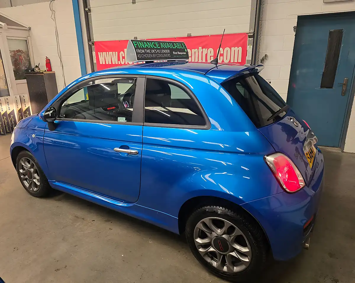 Used 2014 Fiat 500 S Blue - Interior and Exterior details 2
