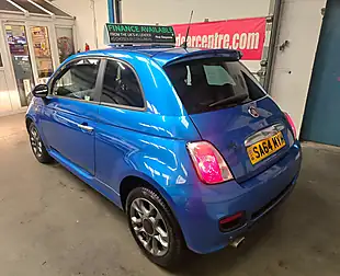 Used 2014 Fiat 500 S Blue - Interior and Exterior details 3