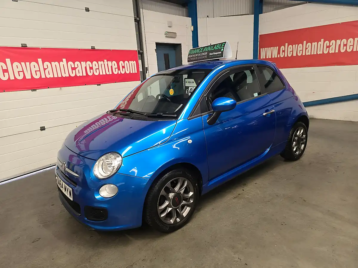 Used 2014 Fiat 500 S Blue - Interior and Exterior details 9