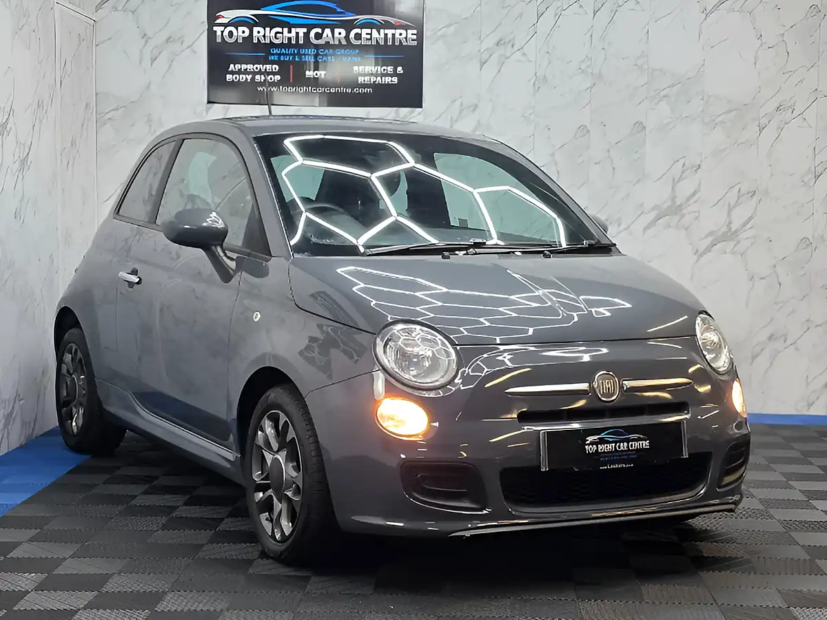 Used 2014 Fiat 500 S Grey - Front View