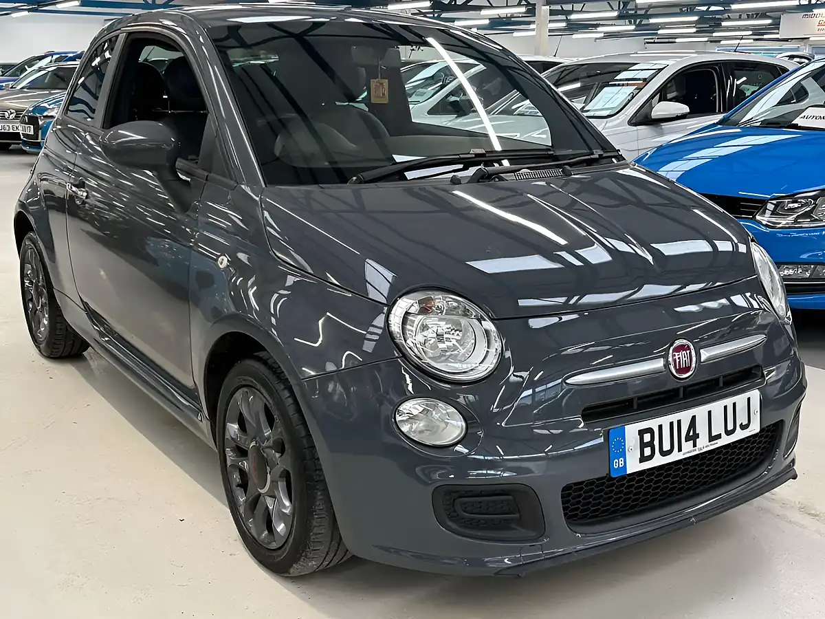 Used 2014 Fiat 500 S Grey - Front View