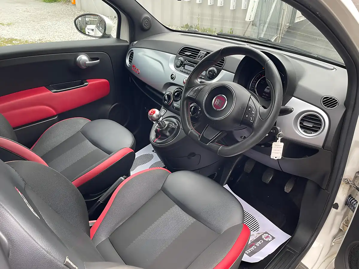 Used 2014 Fiat 500 S White - Interior and Exterior details 12