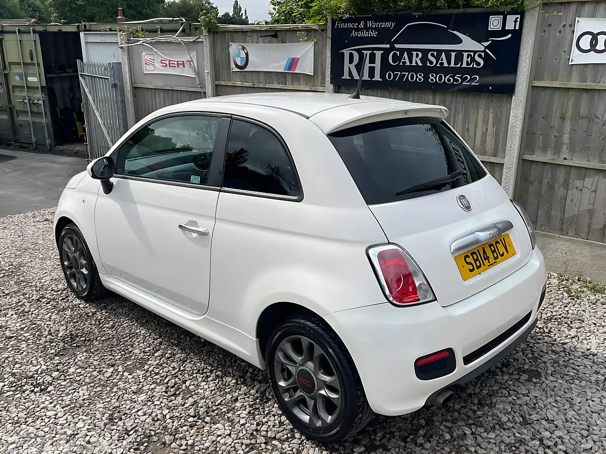 Used 2014 Fiat 500 S White - Interior and Exterior details 7
