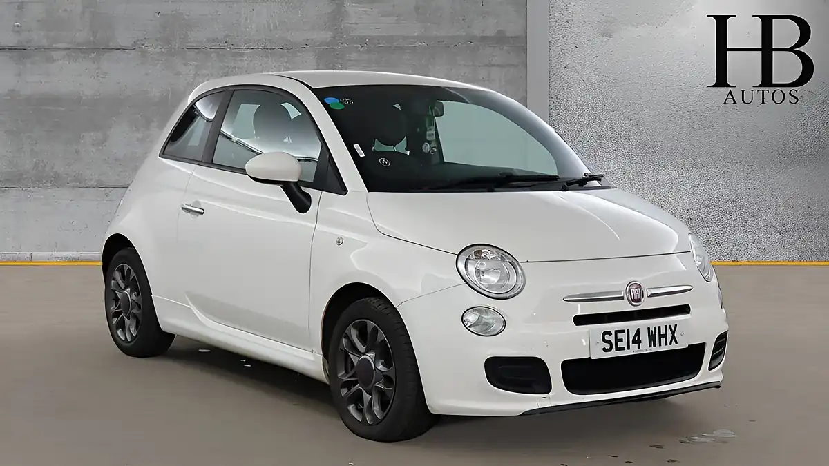 Used 2014 Fiat 500 S White - Front View