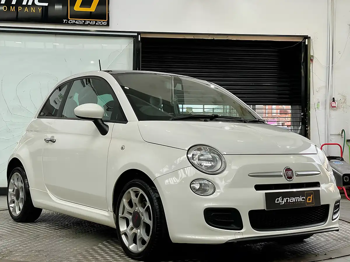Used 2014 Fiat 500 S White - Interior and Exterior details 2