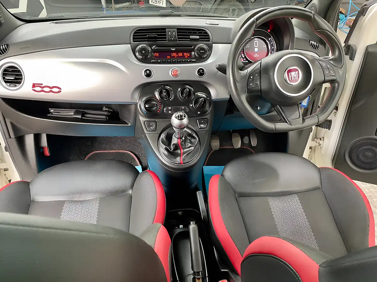 Used 2014 Fiat 500 S White - Interior and Exterior details 9