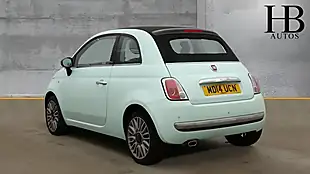 Used 2014 Fiat 500C Cult Green - Interior and Exterior details 4