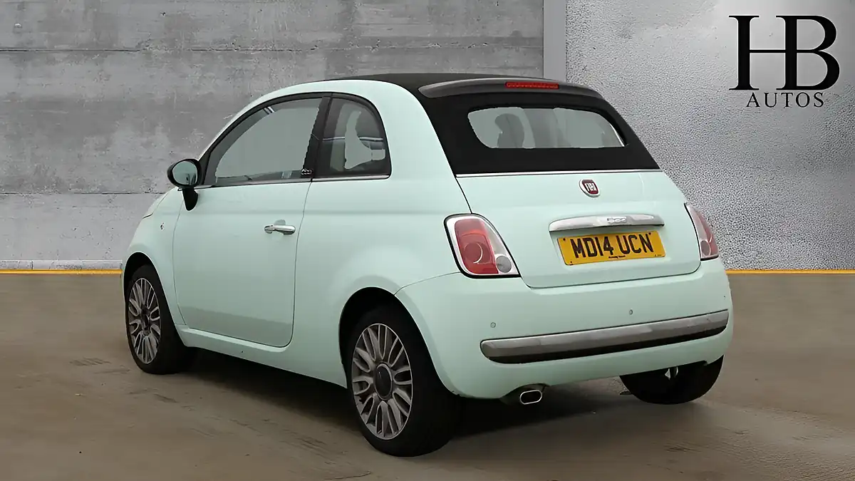 Used 2014 Fiat 500C Cult Green - Interior and Exterior details 4