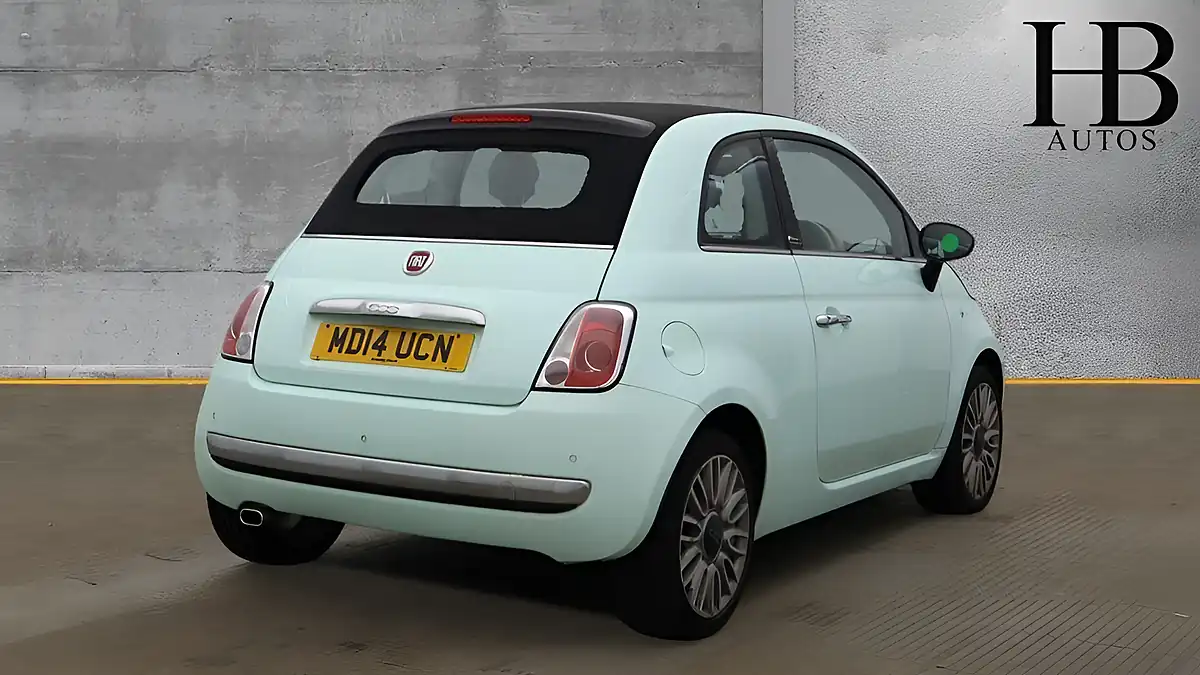 Used 2014 Fiat 500C Cult Green - Interior and Exterior details 5
